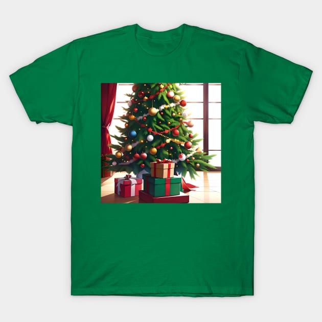 Christmas Anime T-Shirt by Oldetimemercan